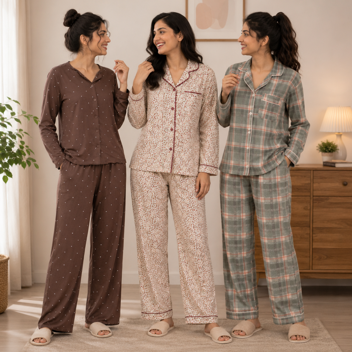 3 Women's Night Suit Set ( N-4 )