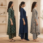 3 Pack Of Kurta With Dupatta Value Pack (V-4)