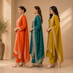 3 Kurta Set With Dupatta - Perfect For Every Occasion ( D-9 )