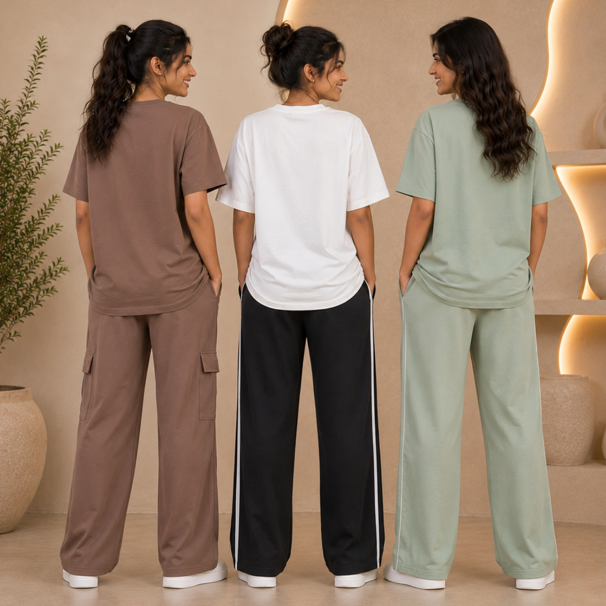 3 T-Shirt with Trouser Comfort Wear ( T4 )