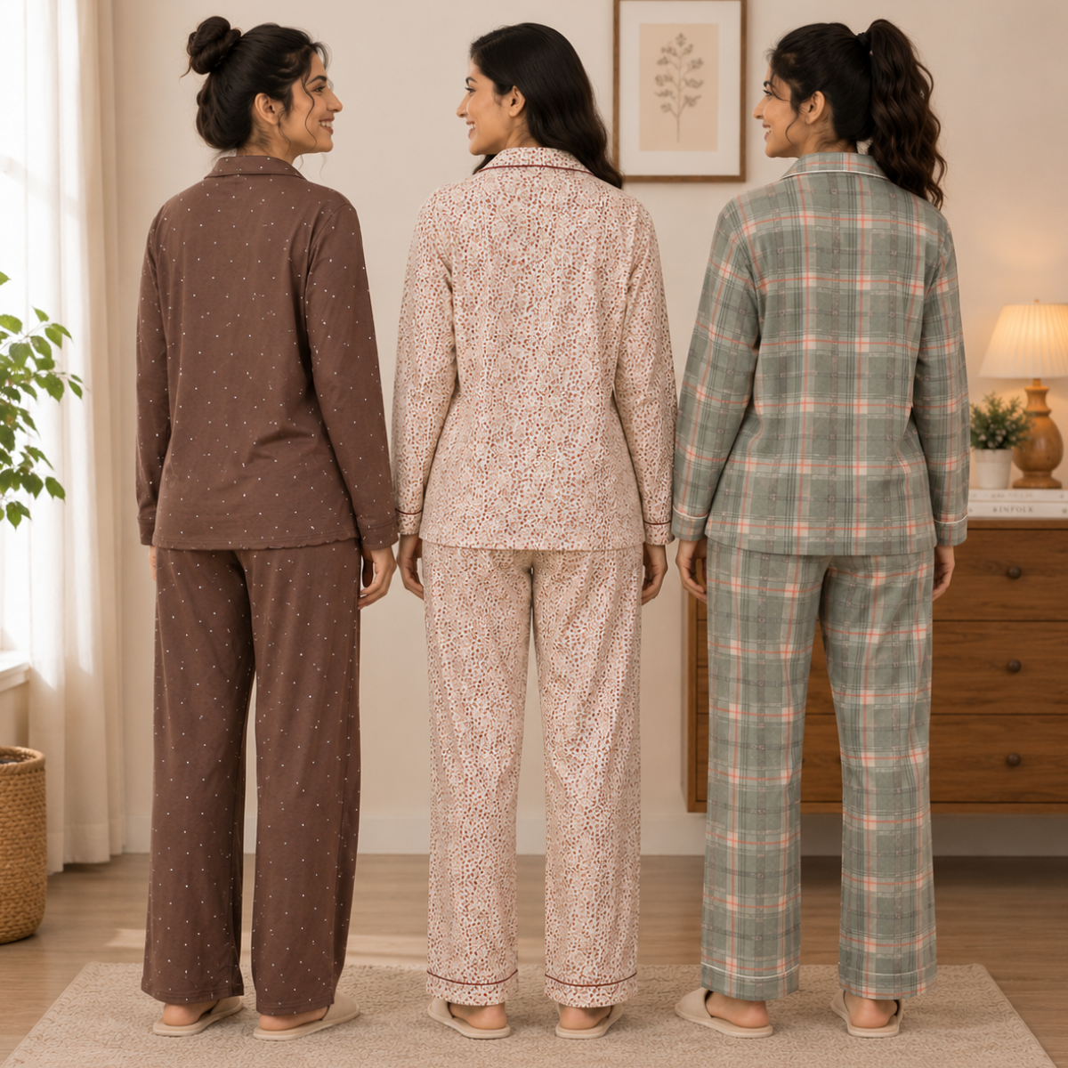 3 Women's Night Suit Set ( N-4 )