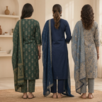 3 Pack Of Kurta With Dupatta Value Pack (V-4)