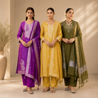 3 Kurta Set With Dupatta - Perfect For Every Occasion ( D-10 )