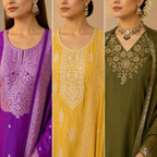 3 Kurta Set With Dupatta - Perfect For Every Occasion ( D-10 )