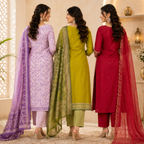 3 Kurta Set With Dupatta - Perfect For Every Occasion ( D-5 )