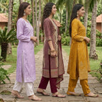 3 Pack Of Printed Cotton Kurta Set With Dupatta (VP-24)