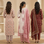 3 Pack Of Kurta With Dupatta Value Pack (V-5)