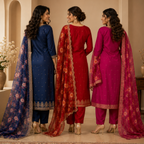 3 Kurta Set with Dupatta - Comfort For Every Occasion & Daily Wear ( D5 )
