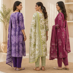 3 Pack Of Kurta With Dupatta Value Pack (V-6)