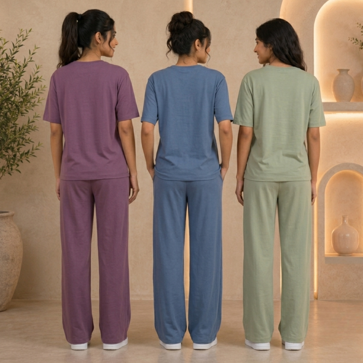 3 T-Shirt with Trouser Comfort Wear ( T6 )