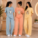 3 T-Shirt with Trouser Comfort Wear ( T7 )