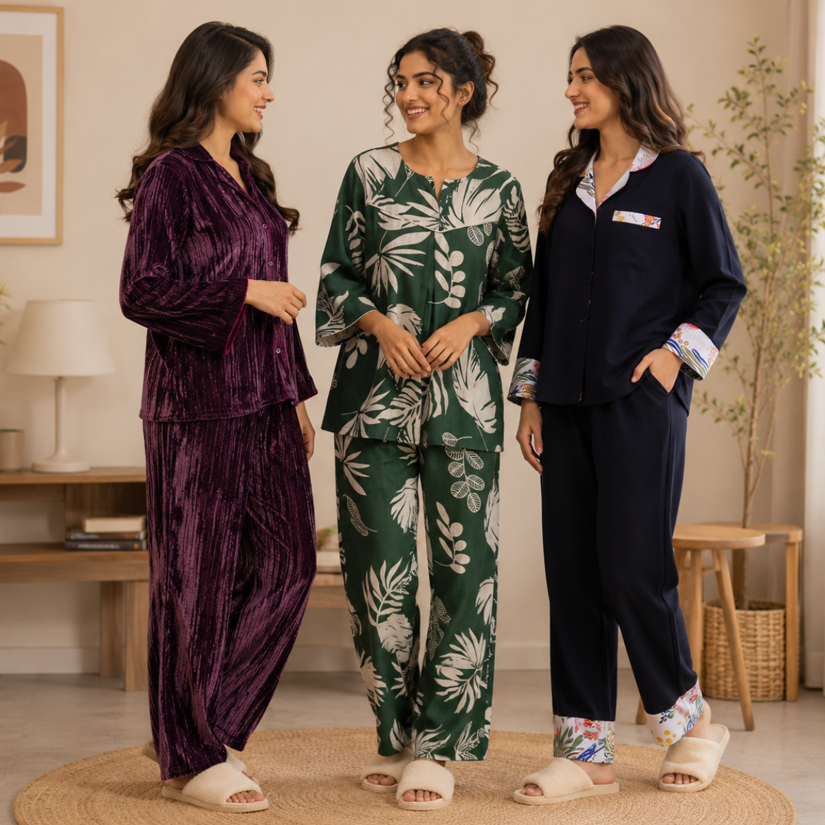 3 Women's Night Suit Set ( N-7 )