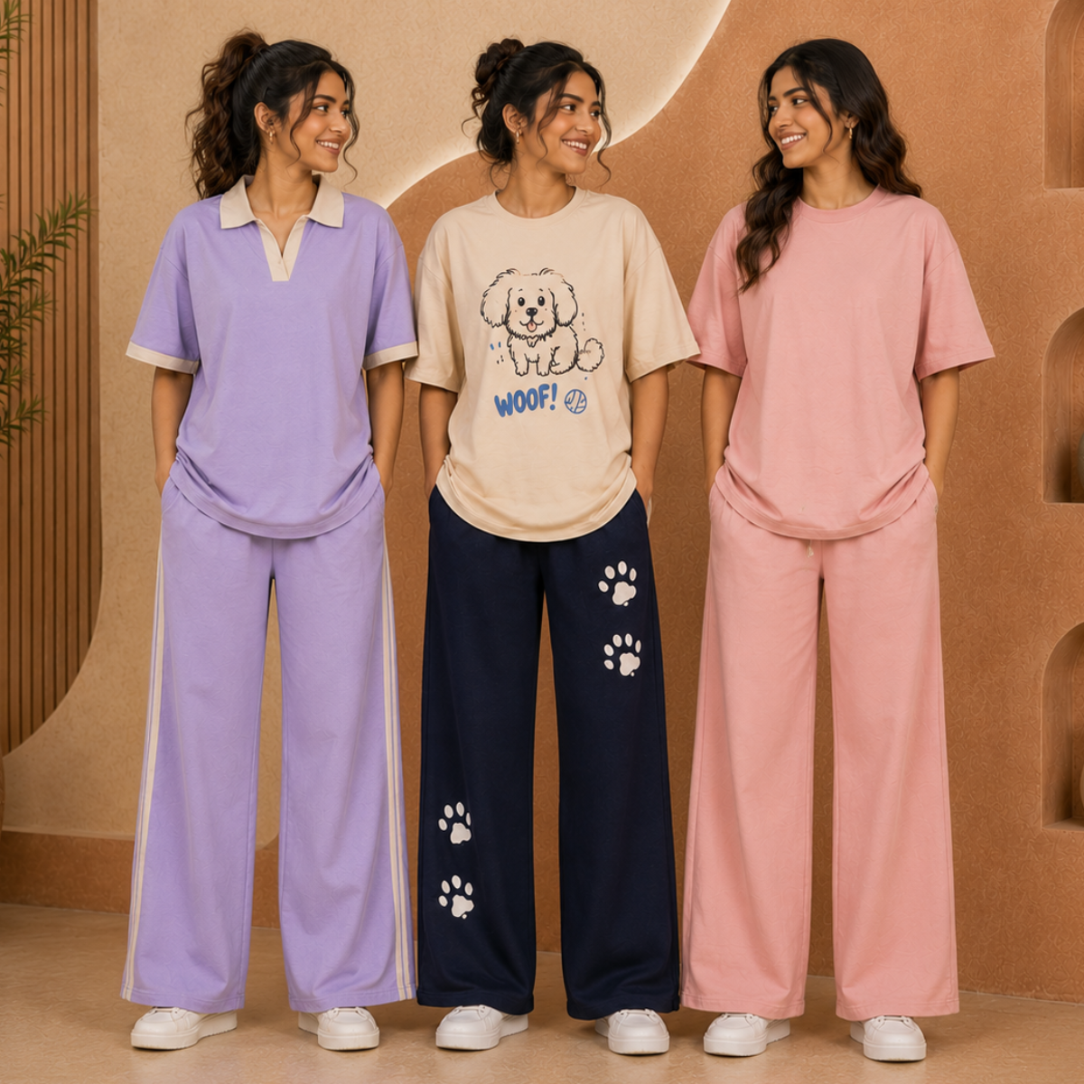 3 T-Shirt with Trouser Comfort Wear ( T1 )