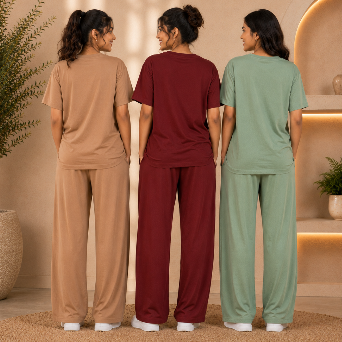 3 T-Shirt with Trouser Comfort Wear ( T8 )