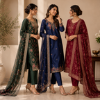 3 Kurta Set with Dupatta - Comfort For Every Occasion & Daily Wear ( D9 )