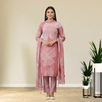 3 Cotton Kurtis with Pant & Dupatta |C-09