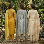 3 Pack Of Printed Cotton Kurta Set With Dupatta (VP-29)
