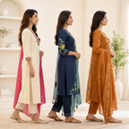 3 Pack Of Kurta With Dupatta Value Pack (V-10)
