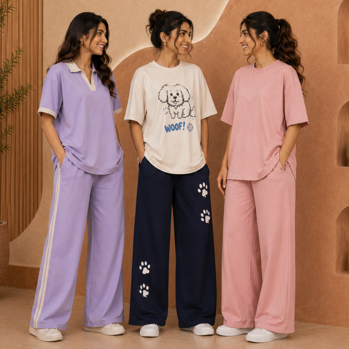 3 T-Shirt with Trouser Comfort Wear ( T1 )