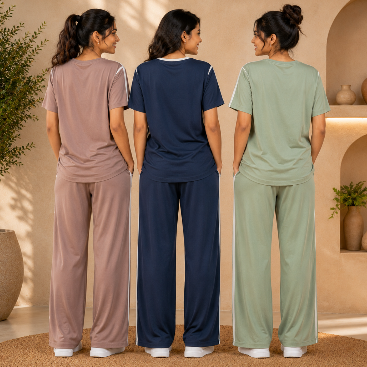 3 T-Shirt with Trouser Comfort Wear ( T10 )