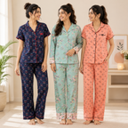3 Women's Night Suit Set ( N-2 )