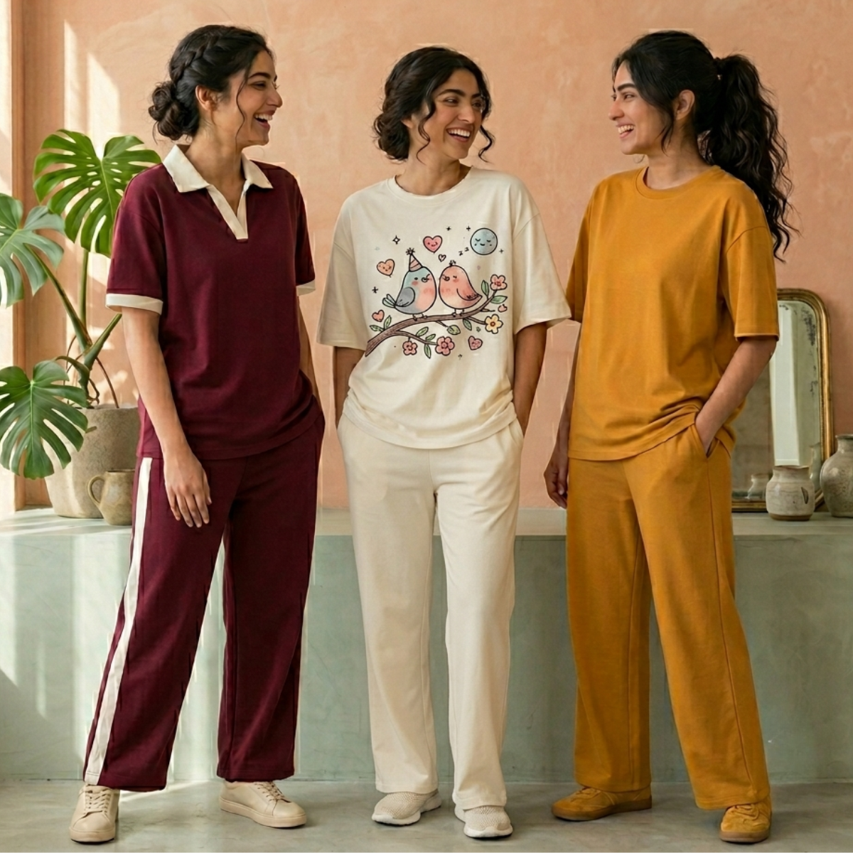 3 T-Shirt with Trouser Comfort Wear ( T2 )