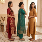 3 Kurta Set With Dupatta - Perfect For Every Occasion ( D-2 )