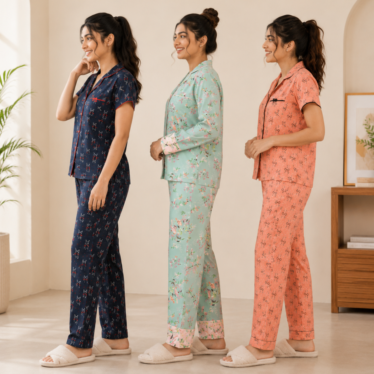 3 Women's Night Suit Set ( N-2 )