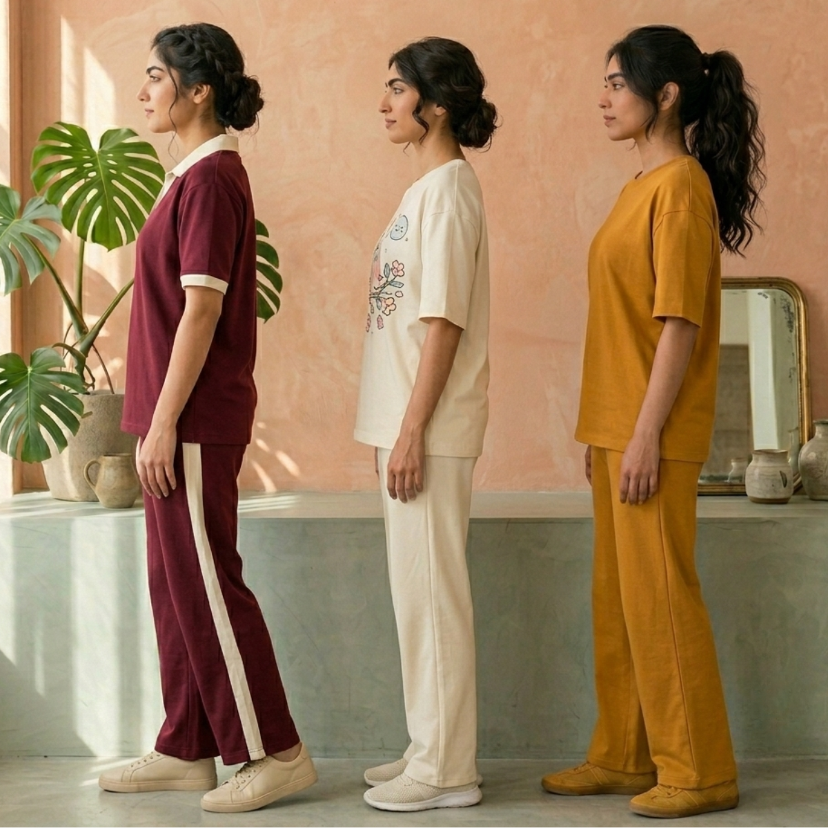 3 T-Shirt with Trouser Comfort Wear ( T2 )