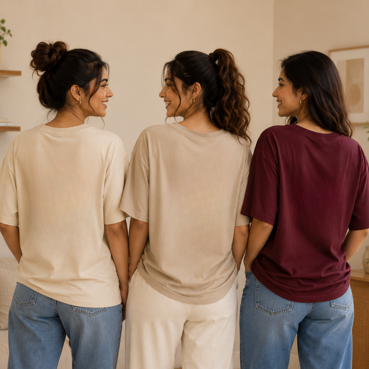 3 Women's Casual T-Shirts ( T2 )