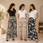 Pack of 3  Women Cotton T-Shirt Trouser Set (T-13)