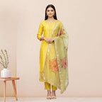 3 Cotton Kurtis with Pant & Dupatta |C-02