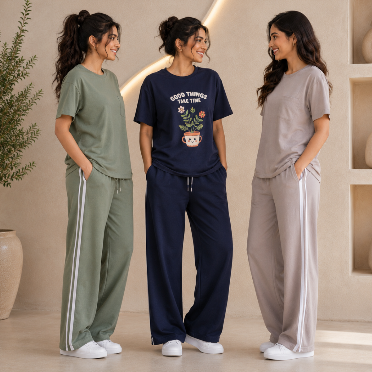 3 T-Shirt with Trouser Comfort Wear ( T3 )