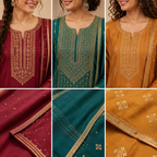 3 Kurta Set With Dupatta - Perfect For Every Occasion ( D-2 )