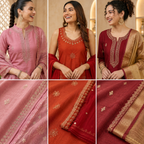 3 Kurta Set With Dupatta - Perfect For Every Occasion ( D-6 )